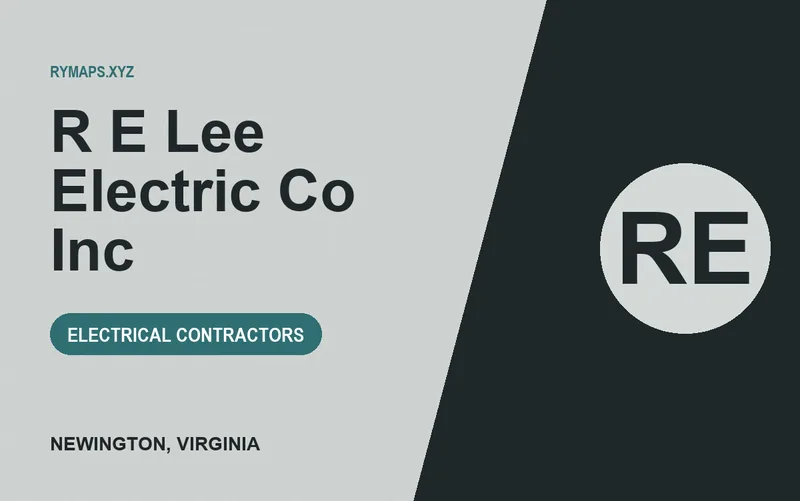 R E Lee Electric Co Inc in Newington, Virginia