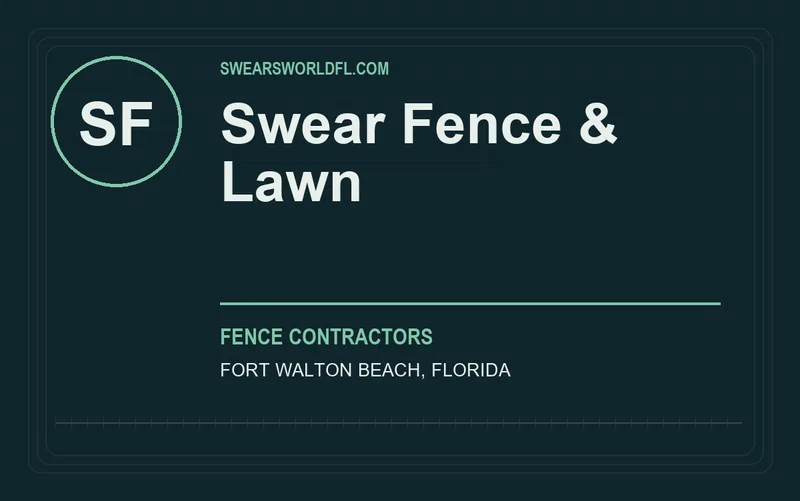 Swear Fence & Lawn in Fort Walton Beach, Florida