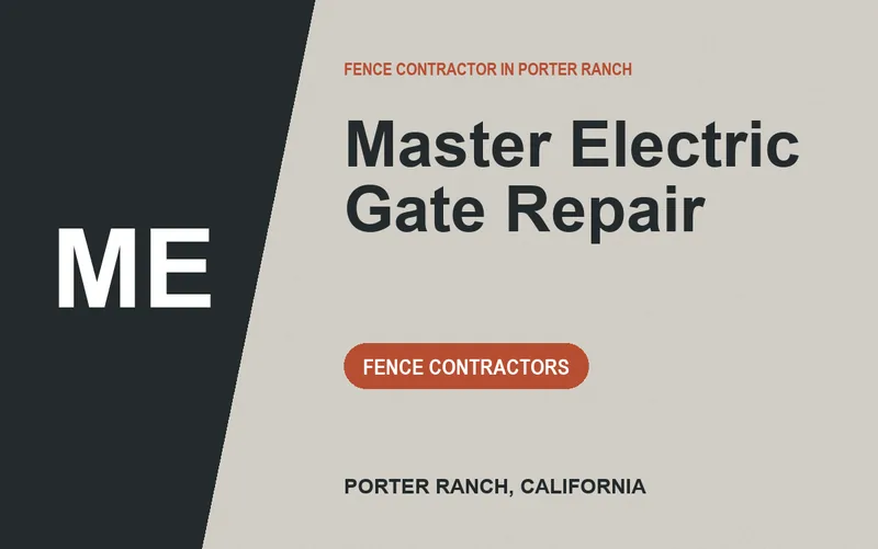 Master Electric Gate Repair in Porter Ranch, California