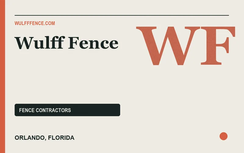 Wulff Fence in Orlando, Florida