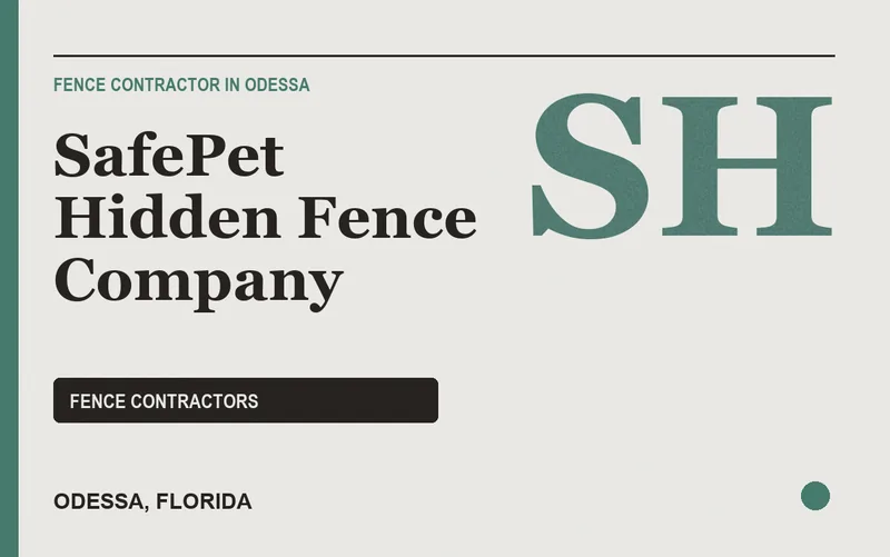 SafePet Hidden Fence Company in Odessa, Florida