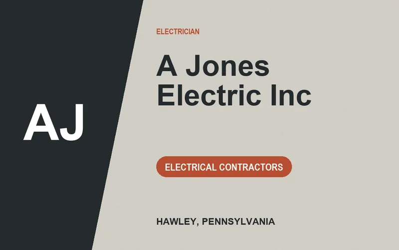 A Jones Electric Inc in Hawley, Pennsylvania