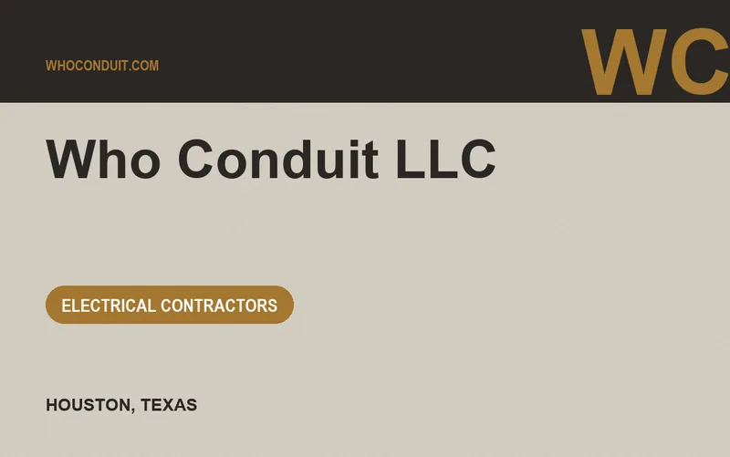 Who Conduit LLC in Houston, Texas