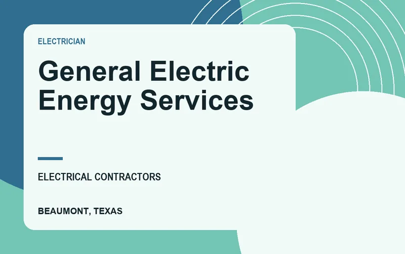 General Electric Energy Services in Beaumont, Texas