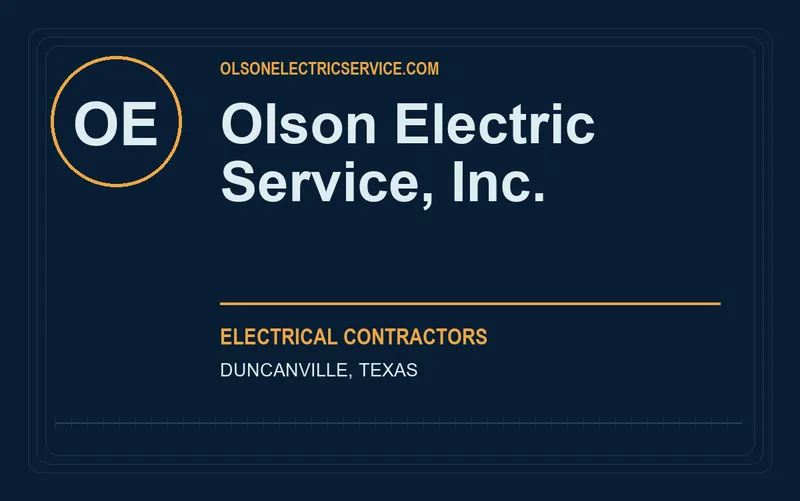 Olson Electric Service, Inc. in Duncanville, Texas