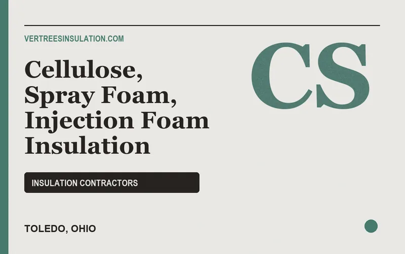 Cellulose, Spray Foam, Injection Foam Insulation in Toledo, Ohio