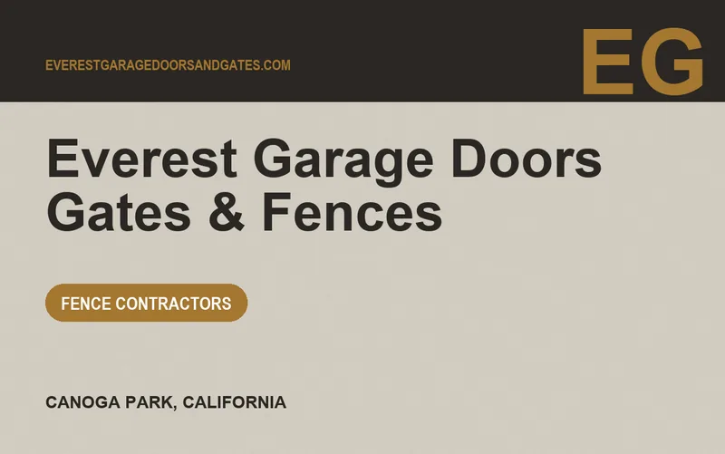 Everest Garage Doors Gates & Fences in Canoga Park, California