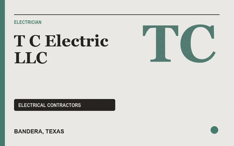 T C Electric Llc in Bandera, Texas