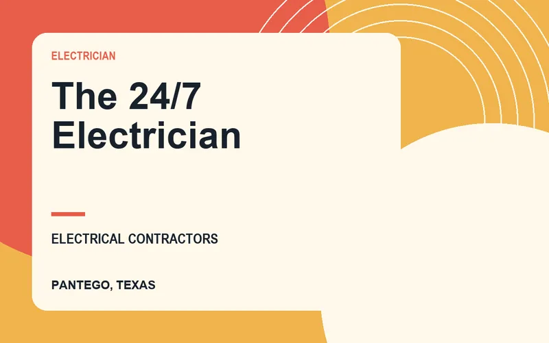 The 24/7 Electrician in Pantego, Texas
