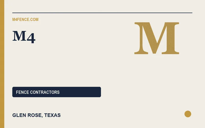 M4 in Glen Rose, Texas