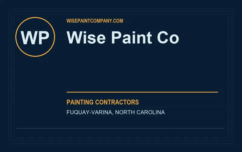 Wise Paint Co in Fuquay-Varina, North Carolina