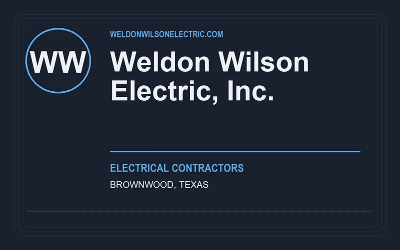 Weldon Wilson Electric, Inc. in Brownwood, Texas