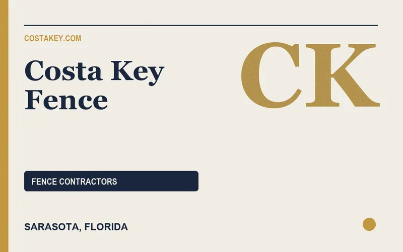Costa Key Fence in Sarasota, Florida