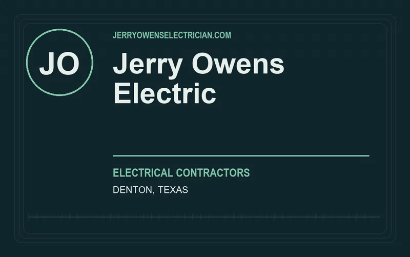 Jerry Owens Electric in Denton, Texas
