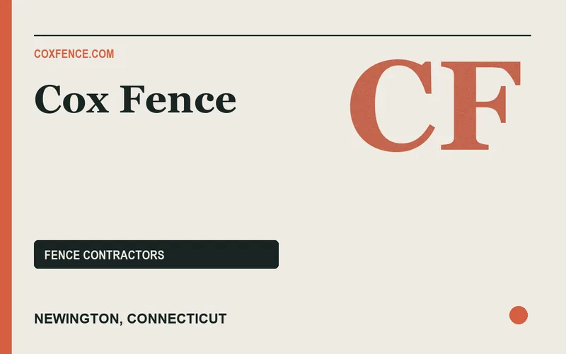 Cox Fence in Newington, Connecticut