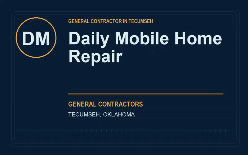 Daily Mobile Home Repair in Tecumseh, Oklahoma