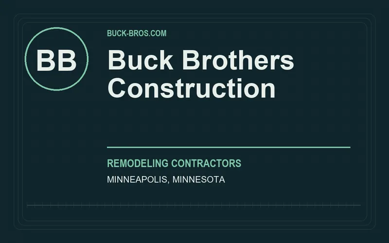 Buck Brothers Construction in Minneapolis, Minnesota