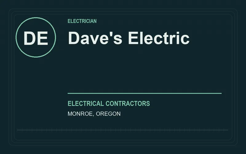 Dave's Electric in Monroe, Oregon