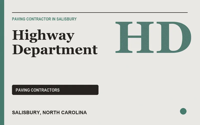 Highway Department in Salisbury, North Carolina