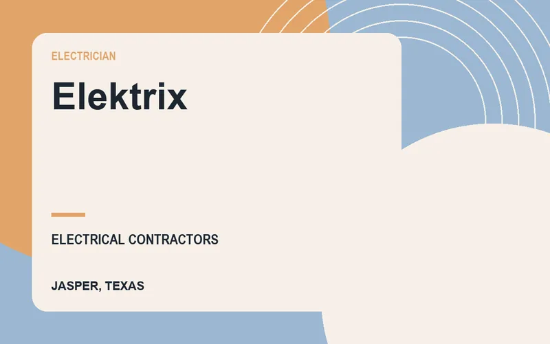 Elektrix in Jasper, Texas