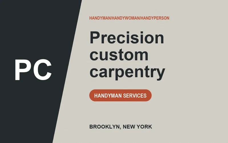 Precision custom carpentry in Brooklyn, New York