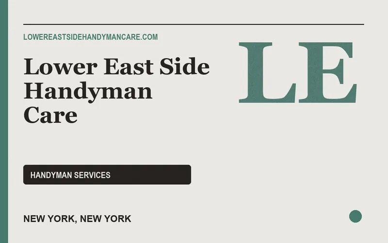 Lower East Side Handyman Care in New York, New York