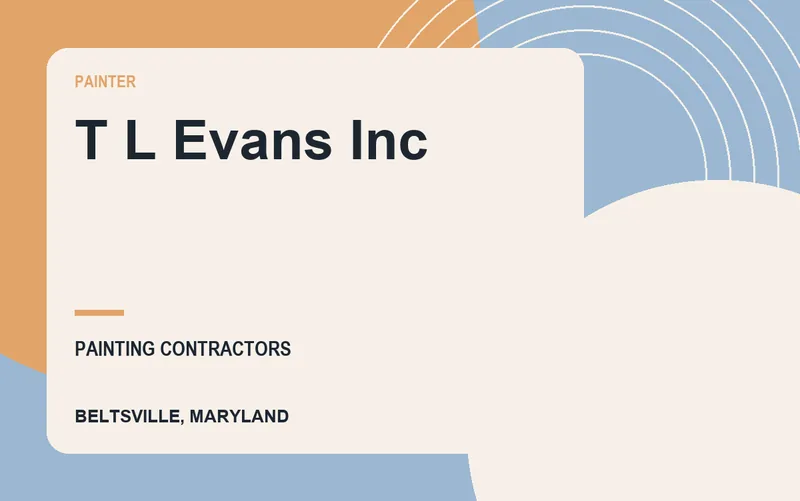 T L Evans Inc in Beltsville, Maryland