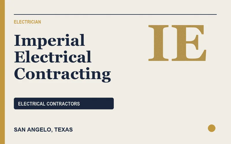 Imperial Electrical Contracting in San Angelo, Texas