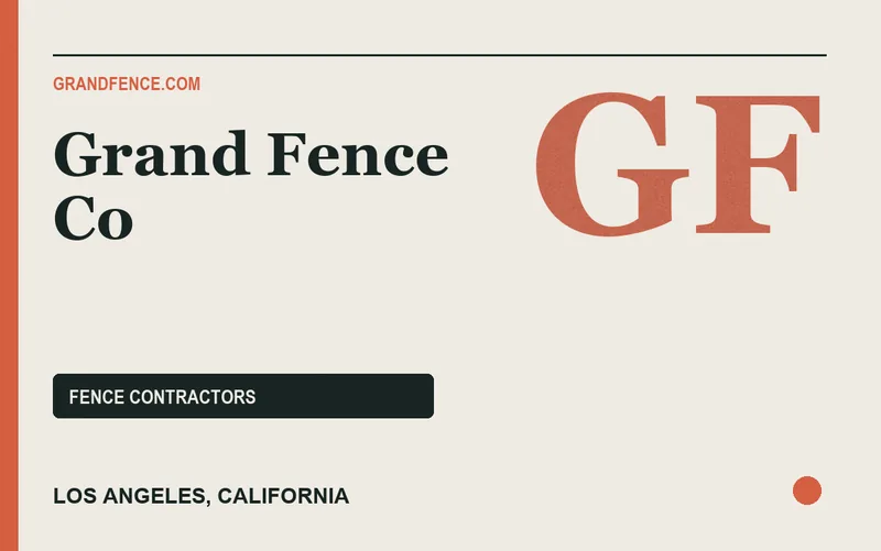 Grand Fence Co in Los Angeles, California