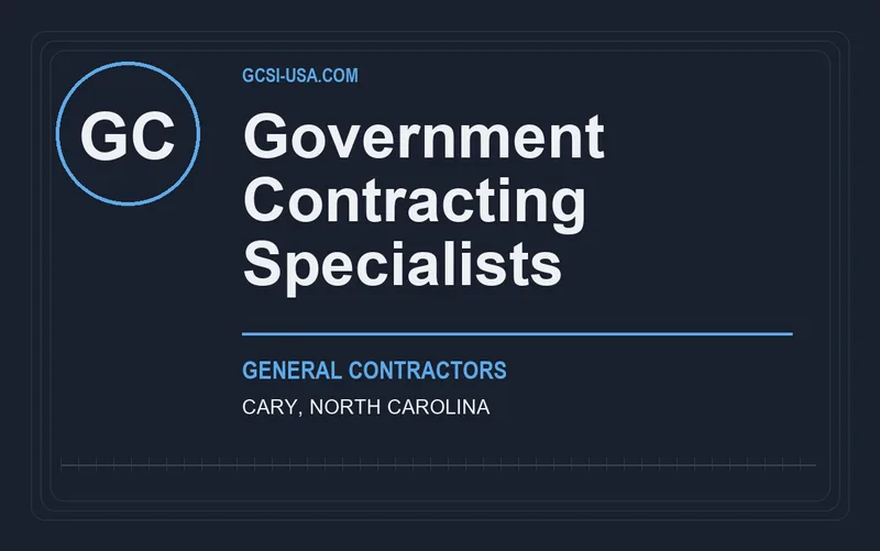 Government Contracting Specialists in Cary, North Carolina