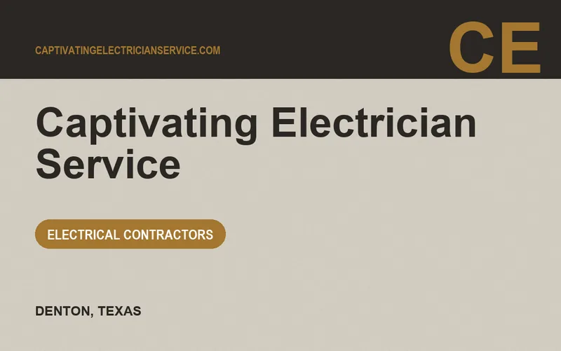 Captivating Electrician Service in Denton, Texas