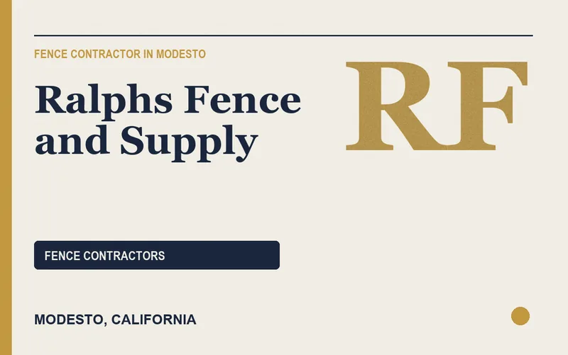 Ralphs Fence and Supply in Modesto, California