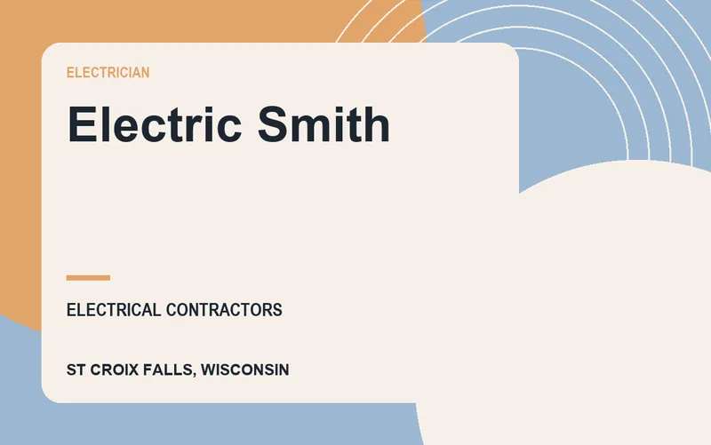 Electric Smith in St Croix Falls, Wisconsin