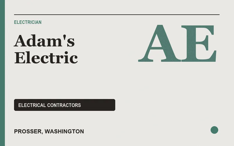 Adam's Electric in Prosser, Washington