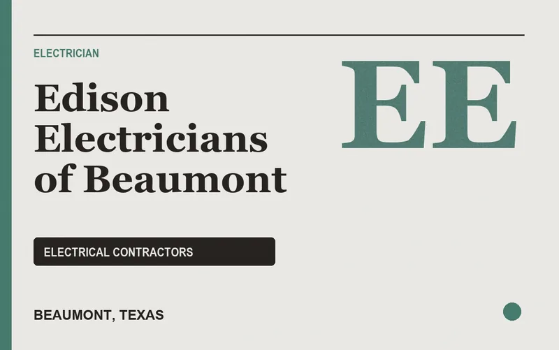 Edison Electricians of Beaumont in Beaumont, Texas