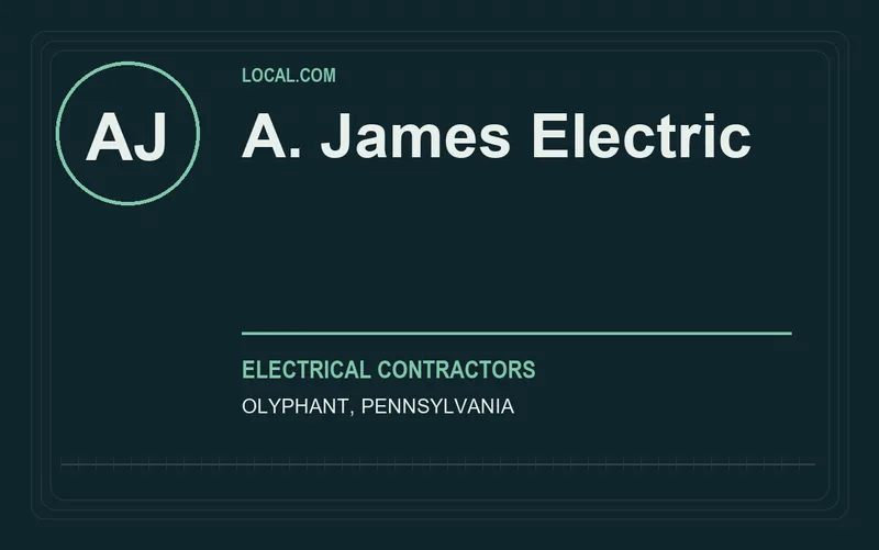 A. James Electric in Olyphant, Pennsylvania