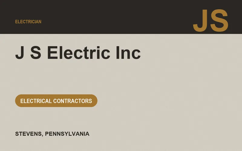 J S Electric Inc in Stevens, Pennsylvania