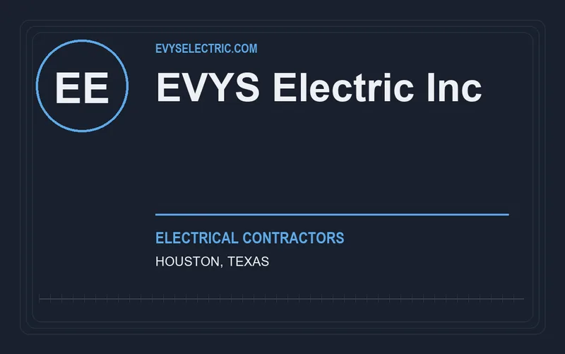 EVYS Electric Inc in Houston, Texas