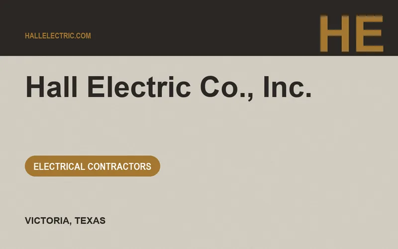 Hall Electric Co., Inc. in Victoria, Texas