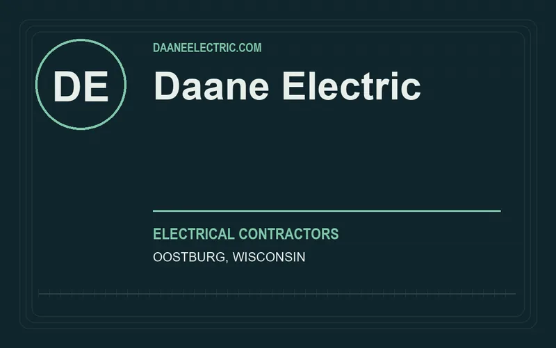 Daane Electric in Oostburg, Wisconsin
