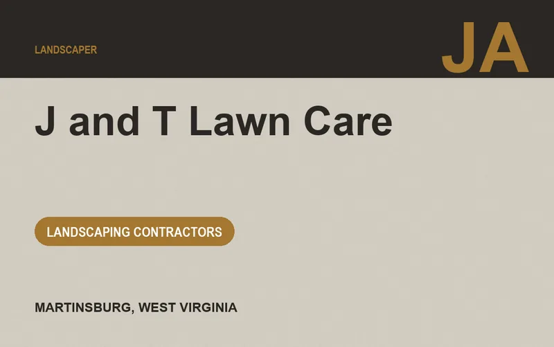 J and T Lawn Care in Martinsburg, West Virginia