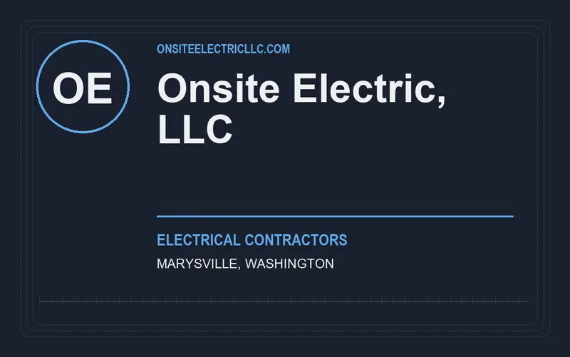 Onsite Electric, LLC in Marysville, Washington