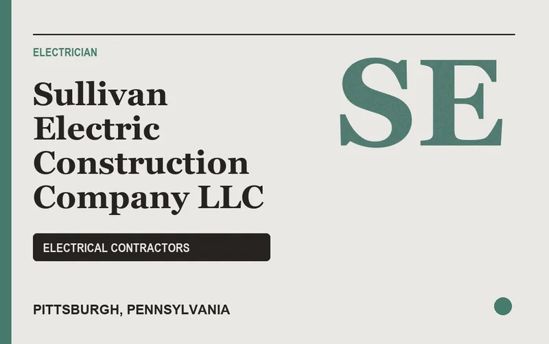 Sullivan Electric Construction Company LLC in Pittsburgh, Pennsylvania