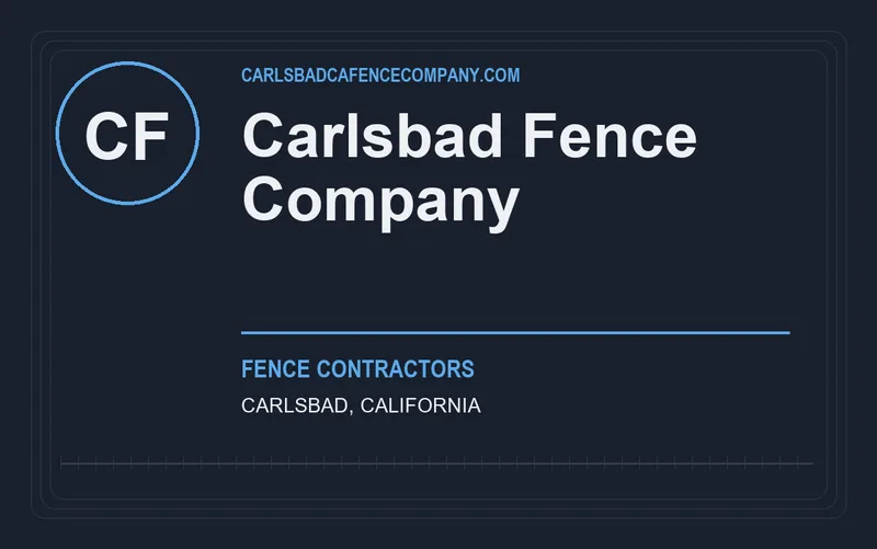 Carlsbad Fence Company in Carlsbad, California