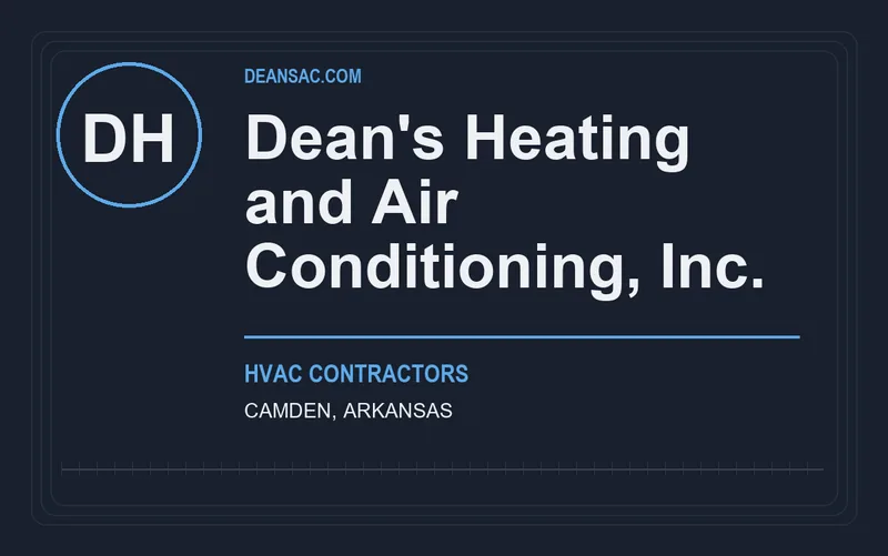 Dean's Heating and Air Conditioning, Inc. in Camden, Arkansas