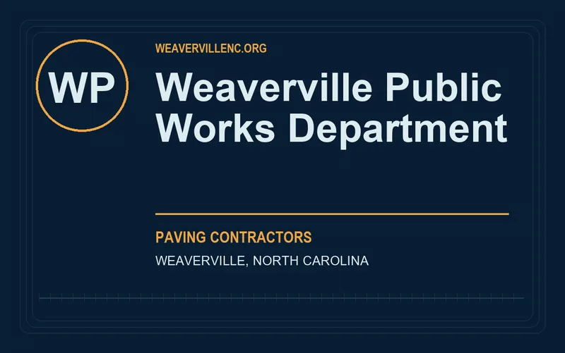 Weaverville Public Works Department in Weaverville, North Carolina
