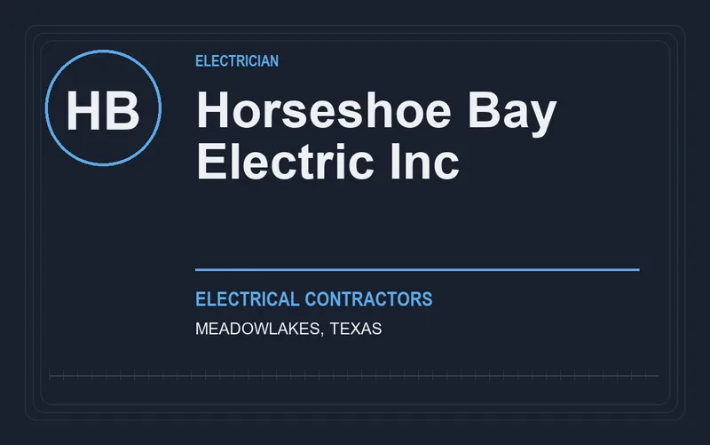Horseshoe Bay Electric Inc in Meadowlakes, Texas