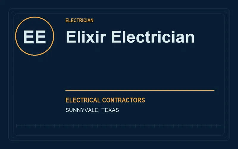 Elixir Electrician in Sunnyvale, Texas