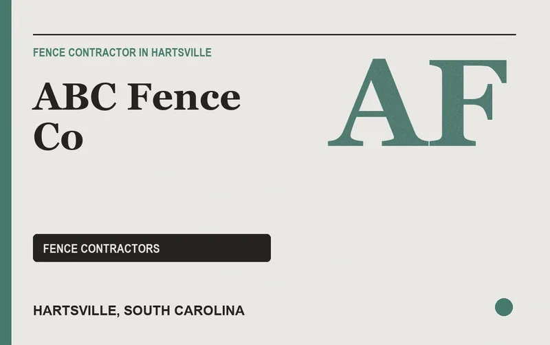 ABC Fence Co in Hartsville, South Carolina