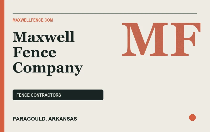 Maxwell Fence Company in Paragould, Arkansas